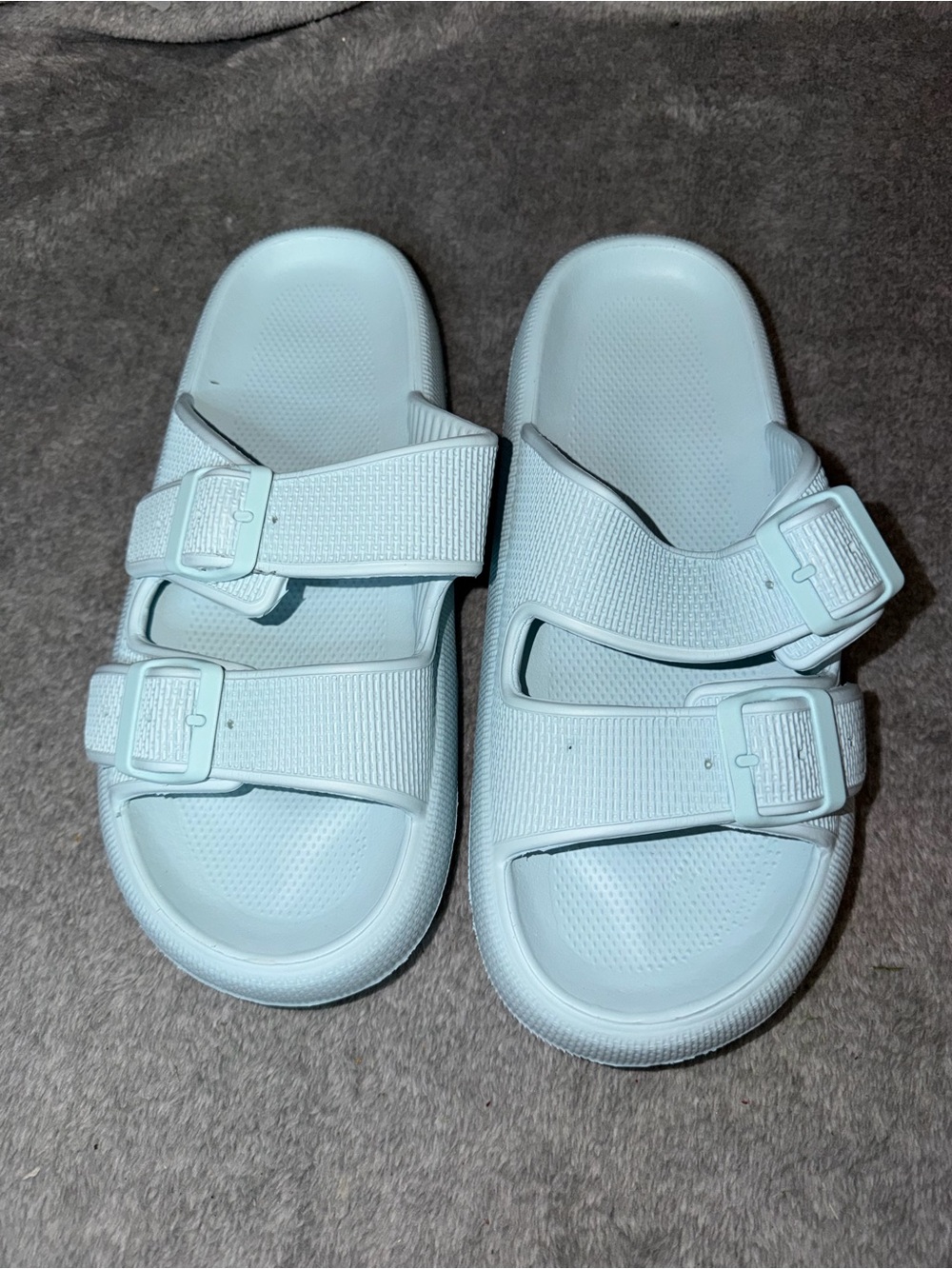 Cloud Slides Sandals Women & Men, Thick Sole with Adjustable Buckle SZ 44-45